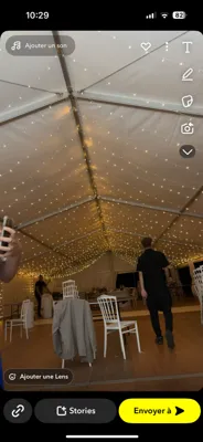 Ciel étoilé mariage